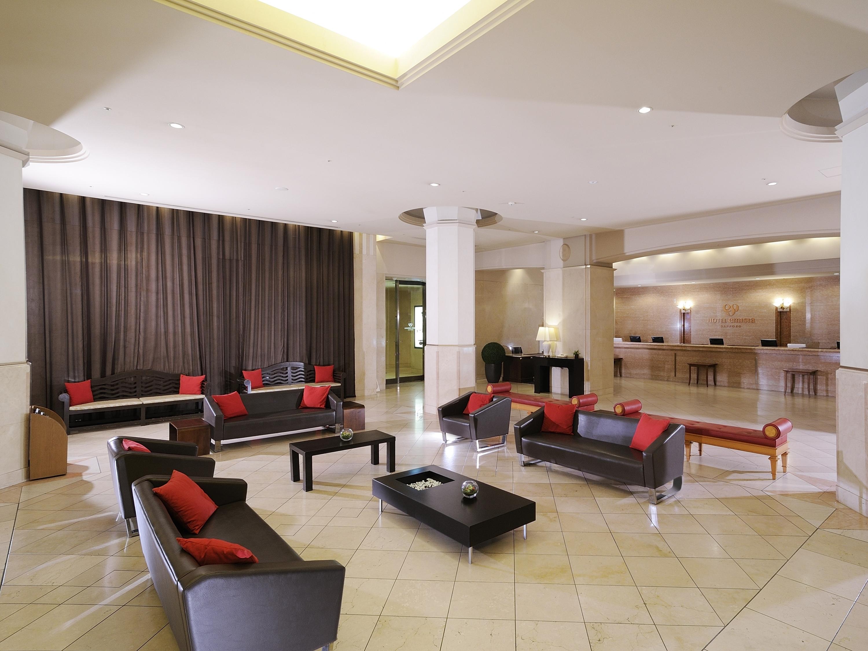 Hotel Emisia סאפורו מראה חיצוני תמונה The lobby of the hotel